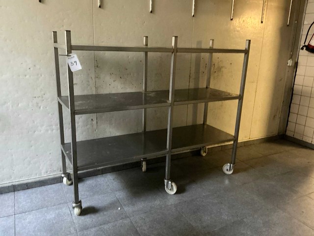 Etagewagen rvs - afbeelding 1 van  7