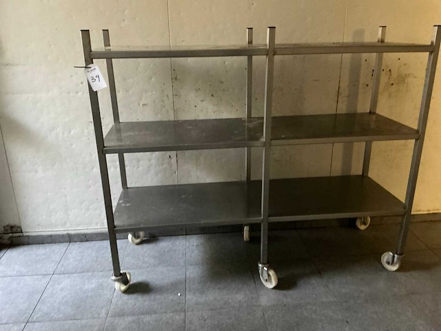 Etagewagen rvs - afbeelding 2 van  7