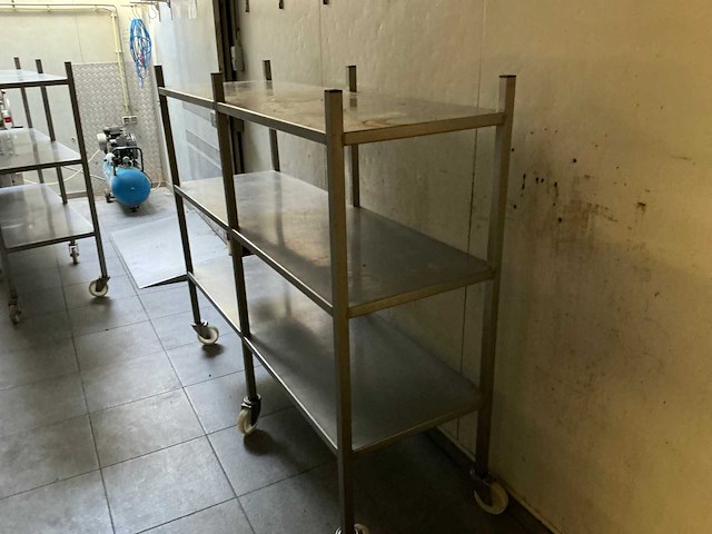 Etagewagen rvs - afbeelding 3 van  7