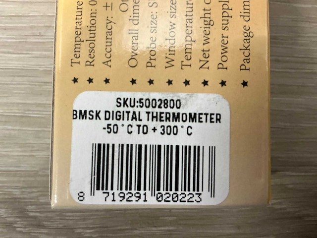 Eten thermometer (77x) - afbeelding 1 van  1