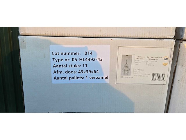 Eth - fame hl4492-43 & hl4493-43 - hanging lamp (18x) - afbeelding 3 van  4