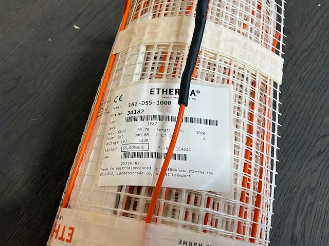 Etherma 162-ds5-1000 vloerverwarmingsmat (2x) - afbeelding 6 van  6