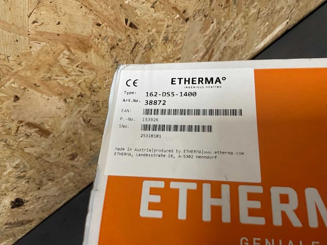 Etherma 162-ds5-1400 vloerverwarmingsmat - afbeelding 2 van  5