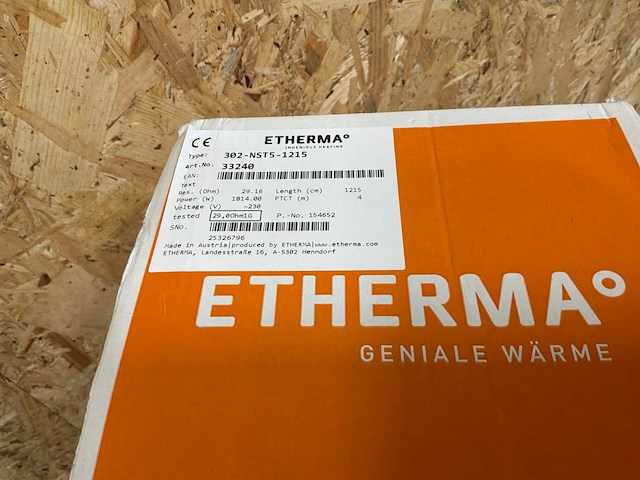 Etherma 302-nst5-1215 vloerverwarmingsmat - afbeelding 3 van  8