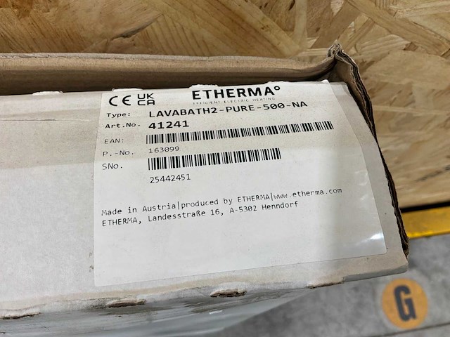 Etherma infraroodpaneel met handdoekhouder 500w - afbeelding 4 van  4