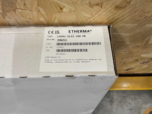 Etherma infraroodpaneel wand glas - afbeelding 5 van  5