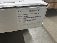 Etherma lava2-steel-1000-w infraroodpaneel wand staal 160x63cm 1000w - afbeelding 3 van  3