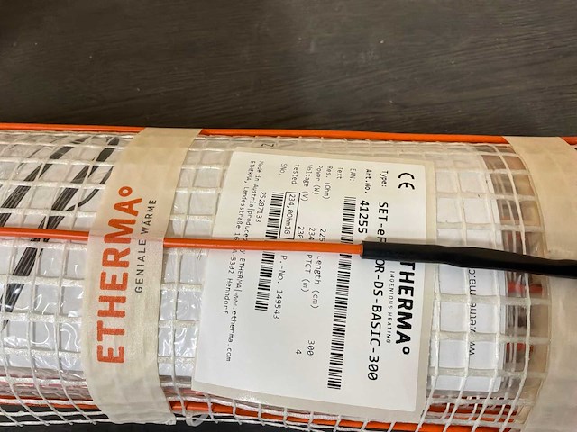 Etherma set e-floor-ds-basic-300 vloerverwarmingsmat - afbeelding 6 van  9