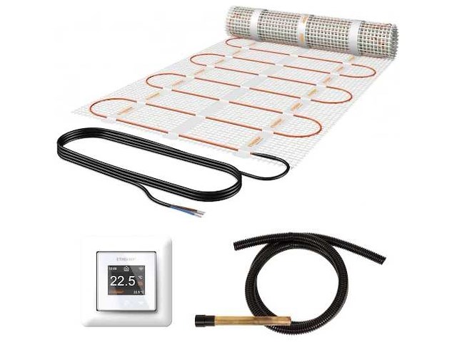 Etherma vloerverwarmingsmat set incl. etouch pro 2m² 320w 230v - afbeelding 7 van  12