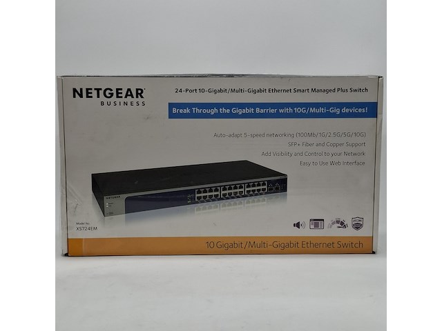 Ethernet switch, netgear, 10 gigabit/multi-gigabit ethernet switch - afbeelding 5 van  12