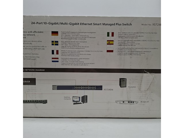Ethernet switch, netgear, 10 gigabit/multi-gigabit ethernet switch - afbeelding 10 van  12