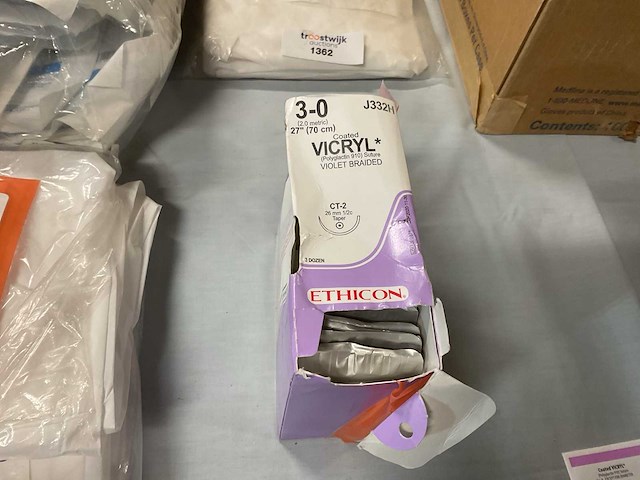 Ethicon vicryl j332h suture chirurgische hechting - afbeelding 3 van  3