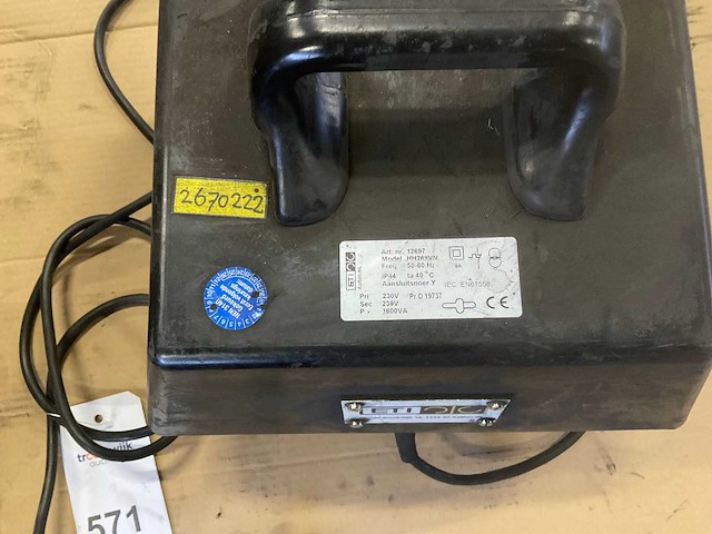 Eti hh269vn transformator - afbeelding 3 van  5