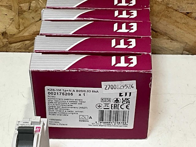 Eti kzs aardlekautomaat 2p 20a 0,03a b (7x) - afbeelding 5 van  5