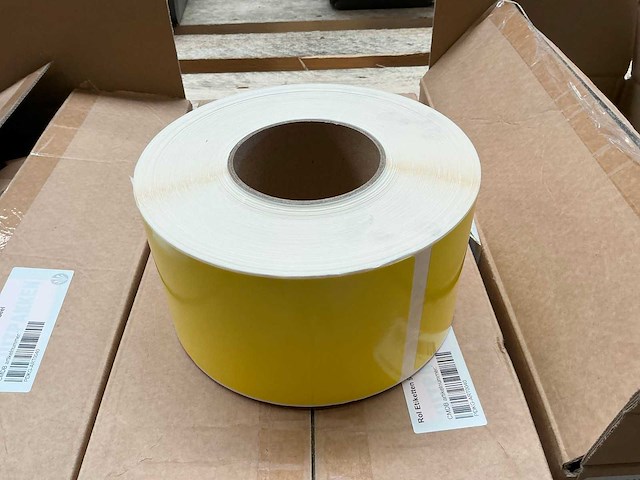 Etiketrol geel (90x248 mm) (20x) - afbeelding 1 van  3
