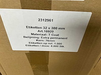 Etiketten 32x300mm (56000x) - afbeelding 3 van  3