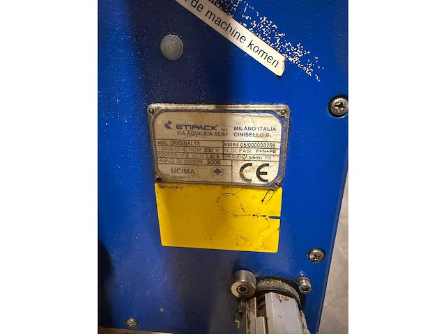 Etipack s.p.a. - 2006 - original 13 - print- en etiketteermachine - afbeelding 1 van  1