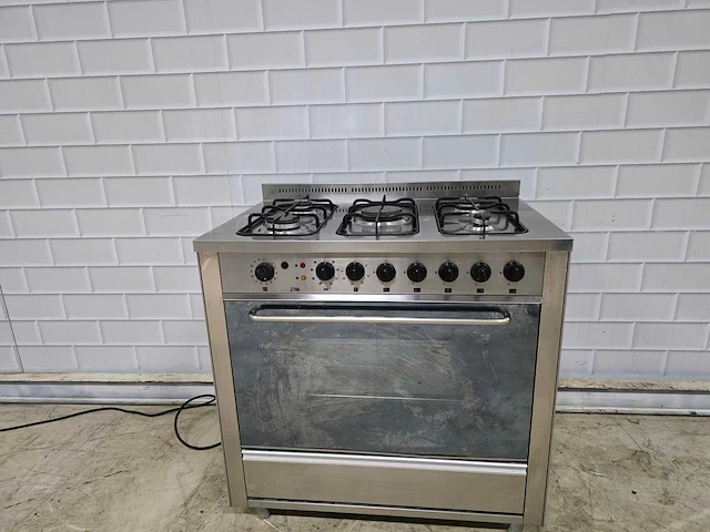 Etna - - rvs 5 pits gasfornuis met elektrische oven - afbeelding 2 van  8