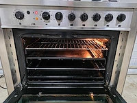 Etna - - rvs 5 pits gasfornuis met elektrische oven - afbeelding 5 van  8