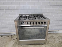 Etna - - rvs 5 pits gasfornuis met elektrische oven - afbeelding 7 van  8