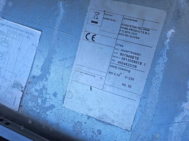 Etna - a 6306 ftrvs/e01 - inbouwoven + inbouw inductiefornuis - afbeelding 8 van  8