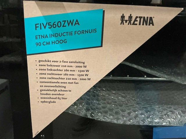 Etna - fiv560zwa - inductieplaat met oven - afbeelding 7 van  7
