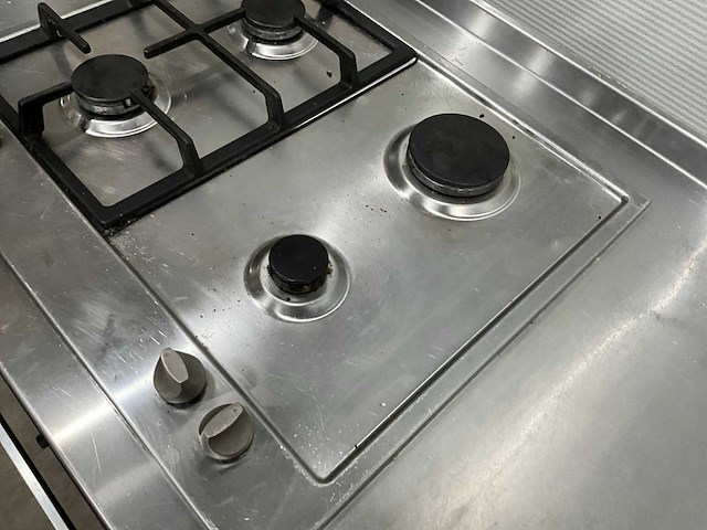 Etna - t3405ft - rvs werktafel met inbouw oven en gasfornuis - afbeelding 8 van  12