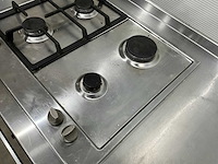 Etna - t3405ft - rvs werktafel met inbouw oven en gasfornuis - afbeelding 8 van  12