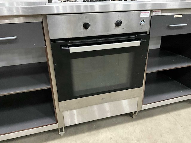 Etna - t3405ft - rvs werktafel met inbouw oven en gasfornuis - afbeelding 9 van  12