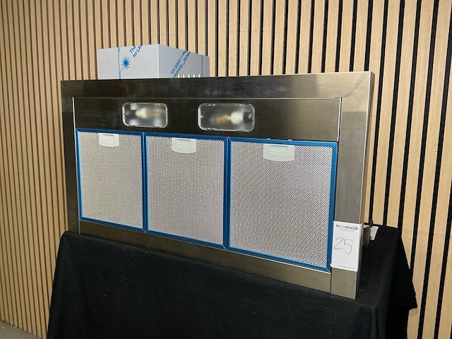 Etna ab190rvs wandschouwafzuigkap - afbeelding 3 van  5