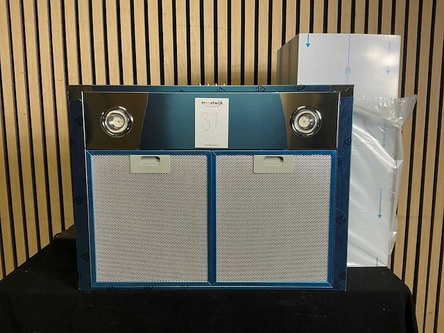 Etna ab260rvs wandschouwafzuigkap - afbeelding 1 van  5