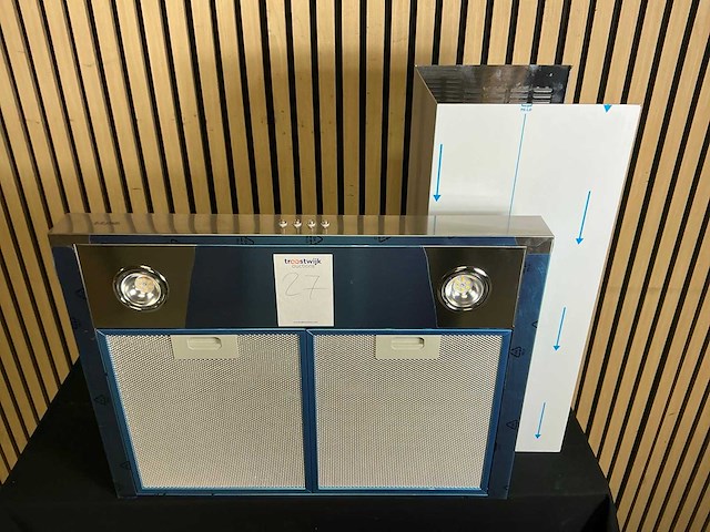 Etna ab260rvs wandschouwafzuigkap - afbeelding 3 van  5