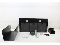 Etna ab290zt blokmodel schouwkap (90cm) zwart - afbeelding 2 van  3