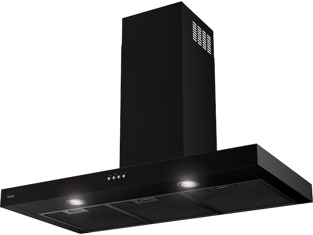 Etna ab290zt blokmodel schouwkap (90cm) zwart - afbeelding 1 van  3