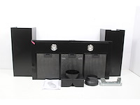 Etna ab290zt blokmodel schouwkap (90cm) zwart - afbeelding 2 van  3