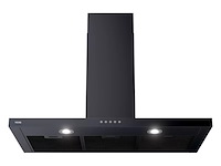 Etna ab691zt slimline schouwkap 90 cm matzwart - afbeelding 1 van  4