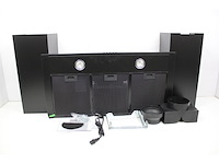 Etna ab691zt slimline schouwkap 90 cm matzwart - afbeelding 2 van  3
