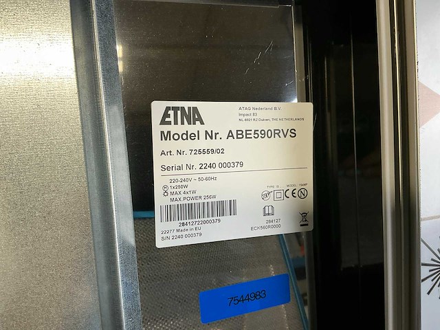 Etna abe590rvs plafondunit afzuigkap - afbeelding 4 van  7