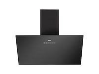 Etna ad781zt diagonale schouwkap mat zwart 80cm - afbeelding 1 van  3