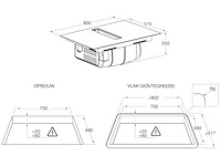Etna aki580zt inbouw inductiekookplaat met geïntegreerde afzuiging - afbeelding 2 van  7