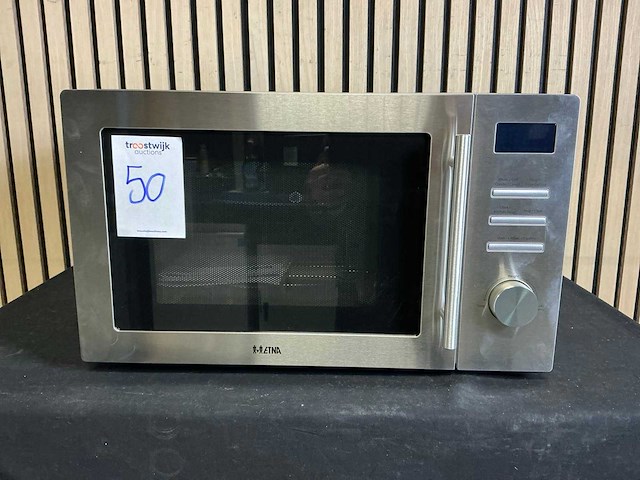 Etna cmv334rvs.. vrijstaande combimagnetron - afbeelding 1 van  8