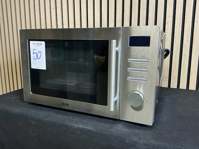 Etna cmv334rvs.. vrijstaande combimagnetron - afbeelding 2 van  8