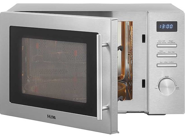 Etna cmv334rvs vrijstaande combimagnetron - afbeelding 2 van  7