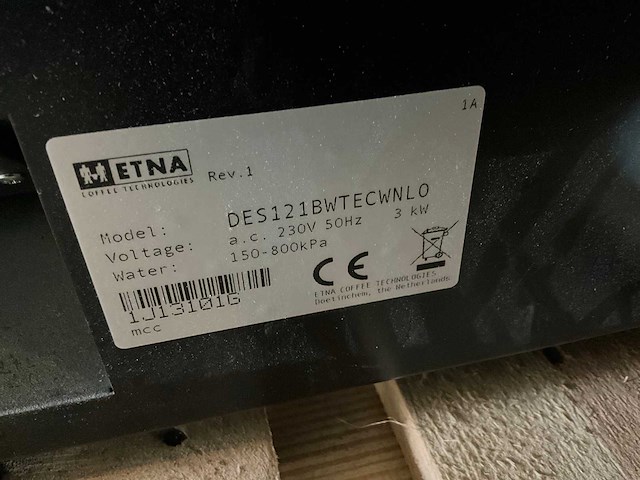Etna des121bwtecwnlo koffiemachine - afbeelding 9 van  9