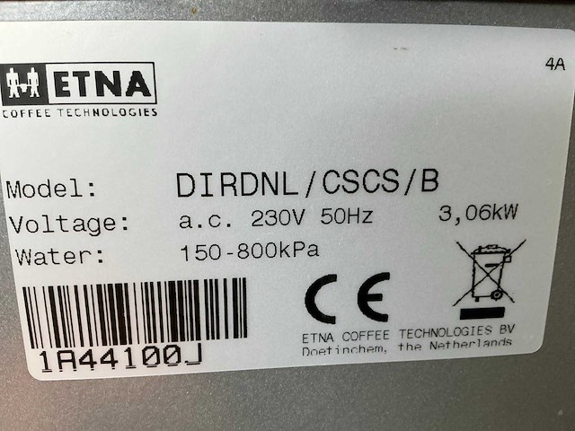 Etna dirdnl/cscs/b warme chocomel drankenautomaat - afbeelding 6 van  6