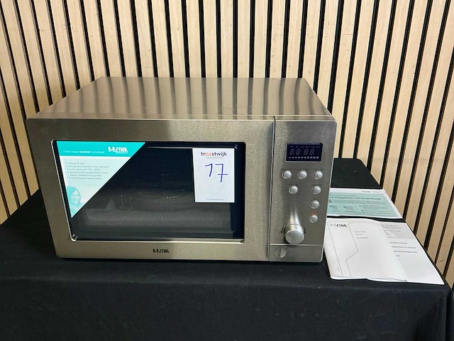 Etna ecm243rvs vrijstaande combi magnetron - afbeelding 2 van  6