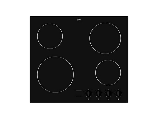 Etna kc160zt kookplaat zwart ingebouwd 60 cm - afbeelding 1 van  3