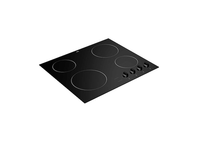 Etna kc160zt kookplaat zwart ingebouwd 60 cm - afbeelding 2 van  3
