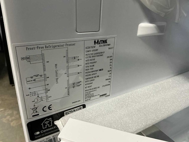 Etna kcd9178cnf inbouw koel-vries combinatie - afbeelding 8 van  8