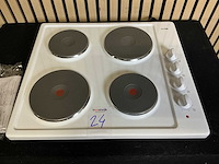 Etna kev158wit vrijstaande elektrische kookplaat